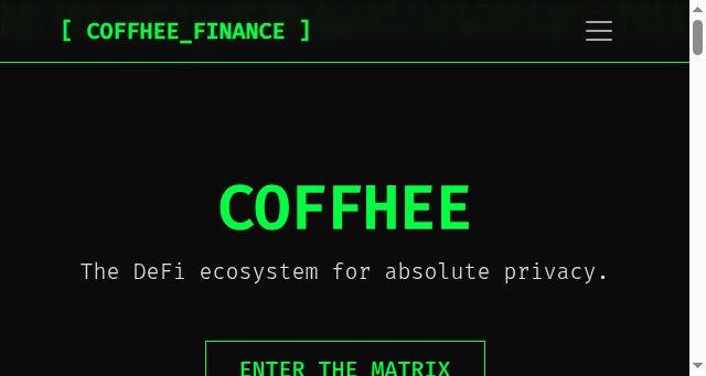 Screenshot of coffhee.com
