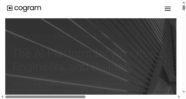Screenshot of cogram.com