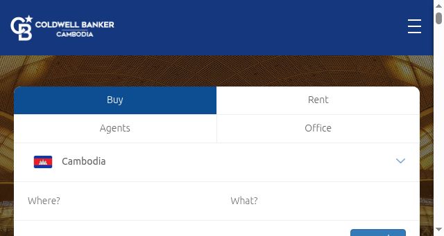 Screenshot of coldwellbanker.com.kh
