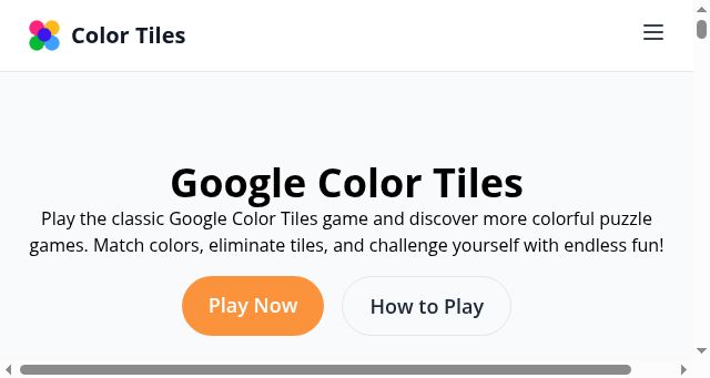 Screenshot of color-tiles.com