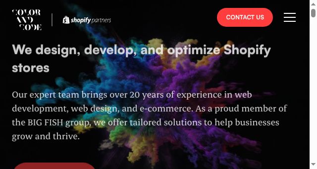 Screenshot of colorandcode.com