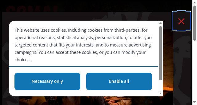 Screenshot of comalberkeley.com