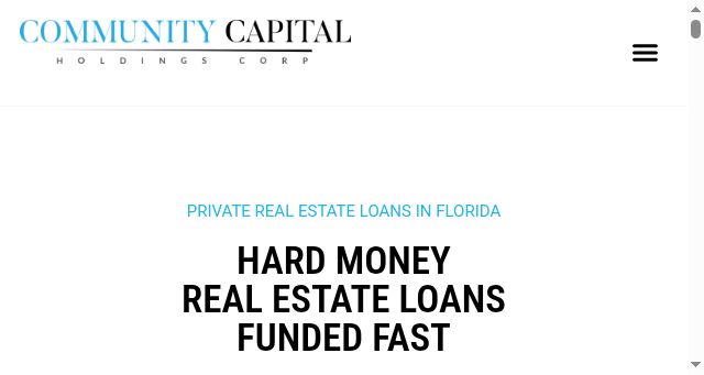Screenshot of comcapholdings.com