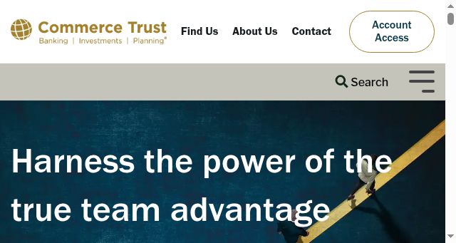 Screenshot of commercetrustcompany.com