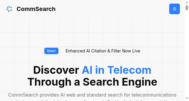 Screenshot of commsearch.info
