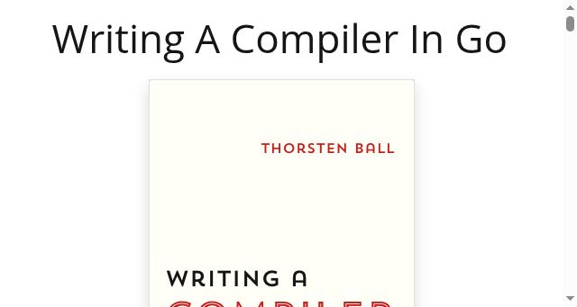 Screenshot of compilerbook.com
