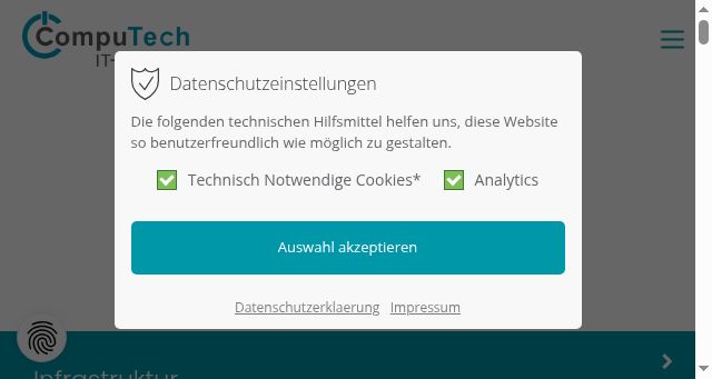 Screenshot of computech.ch