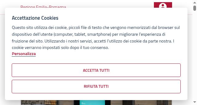Screenshot of comune.bologna.it