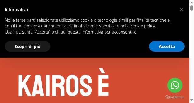 Screenshot of comunicarekairos.it