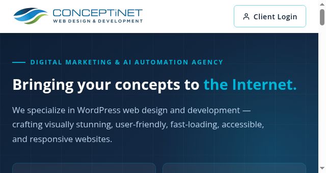 Screenshot of conceptinet.com