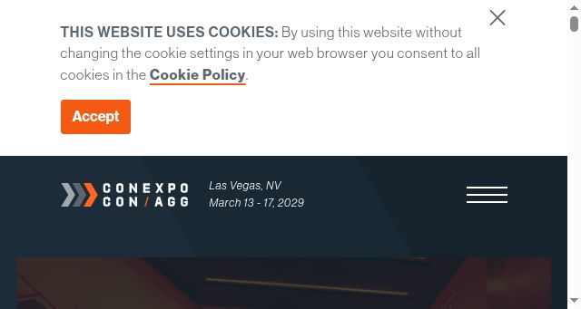 Screenshot of conexpoconagg.com
