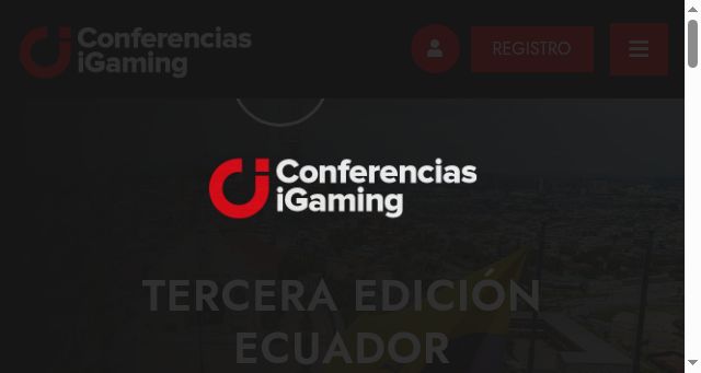 Screenshot of conferenciasigaming.com