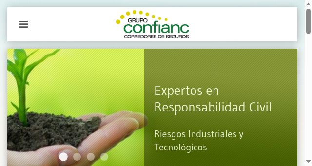 Screenshot of confianc.com