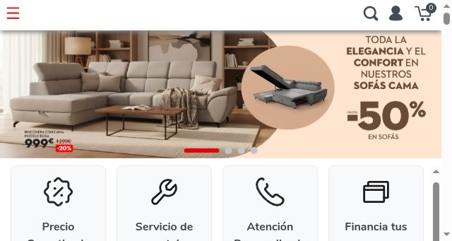 Screenshot of conforama.es