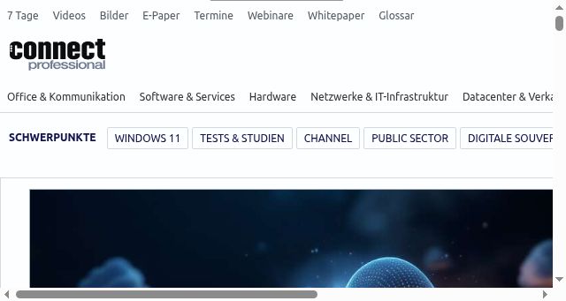Screenshot of connect-professional.de