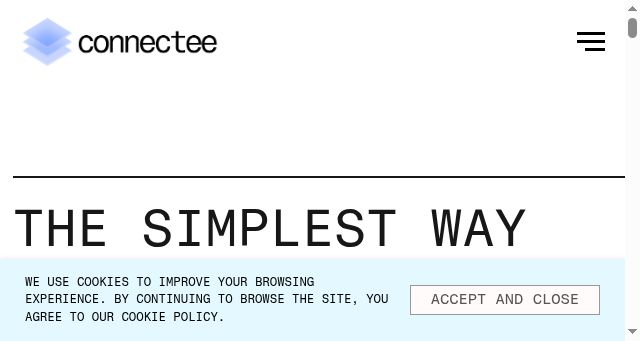 Screenshot of connectee.io
