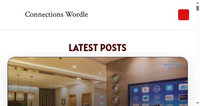 Screenshot of connectionswordle.com
