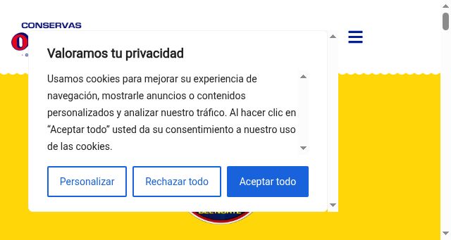 Screenshot of conservasortiz.com