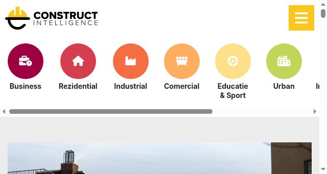 Screenshot of construct-intelligence.ro