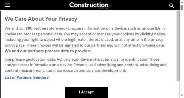 Screenshot of constructiondigital.com