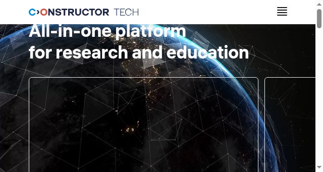 Screenshot of constructor.tech