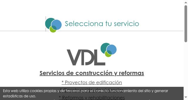 Screenshot of constructoravdl.es