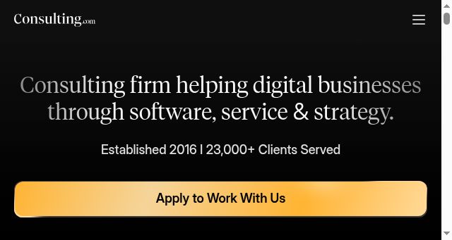 Screenshot of consulting.com