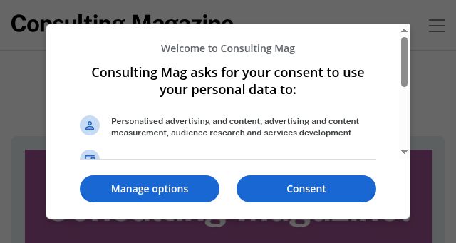 Screenshot of consultingmag.com
