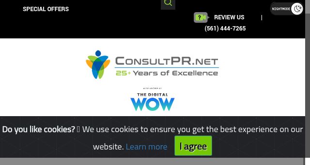 Screenshot of consultpr.net