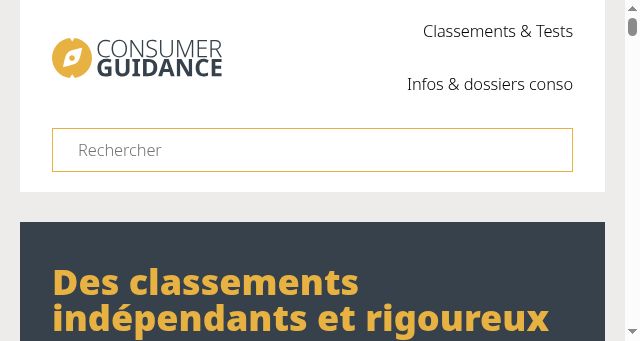 Screenshot of consumer-guidance.com