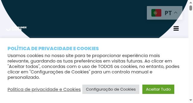 Screenshot of consumerchoice.pt