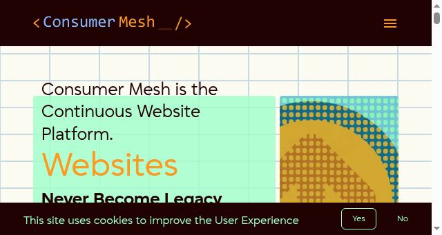 Screenshot of consumermesh.com