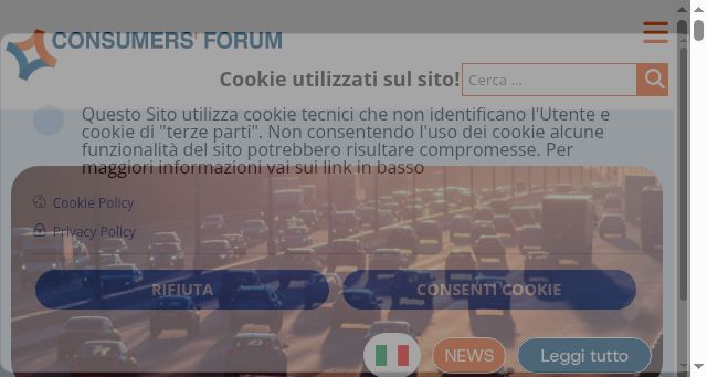 Screenshot of consumersforum.it