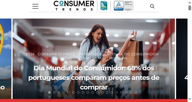 Screenshot of consumertrends.pt