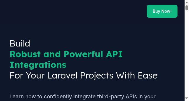 Screenshot of consuming-apis-in-laravel.com