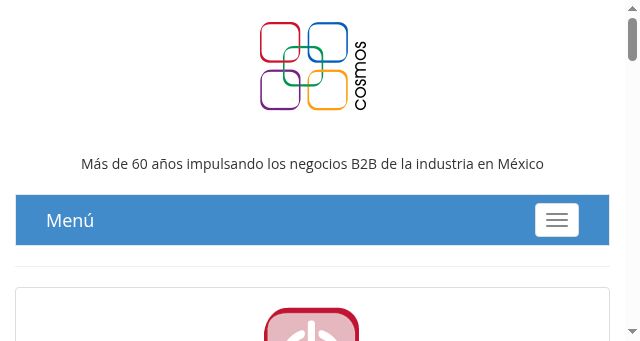 Screenshot of contacto-cosmos.mx