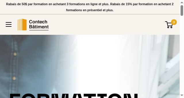 Screenshot of contech.qc.ca