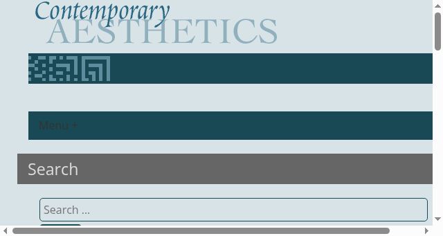 Screenshot of contempaesthetics.org