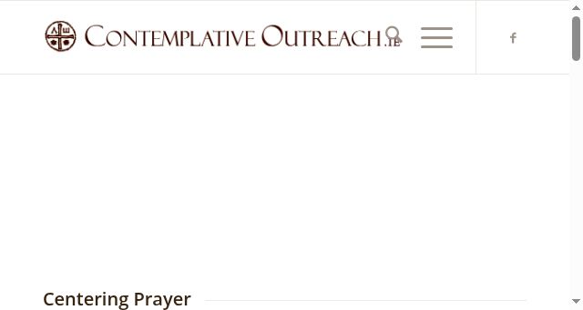 Screenshot of contemplativeoutreach.ie