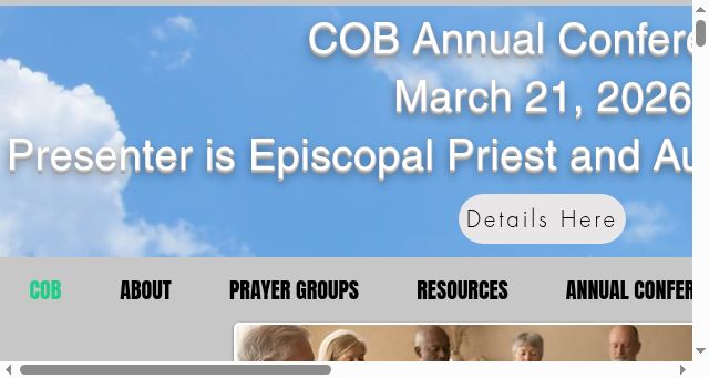 Screenshot of contemplativeoutreachbirmingham.org
