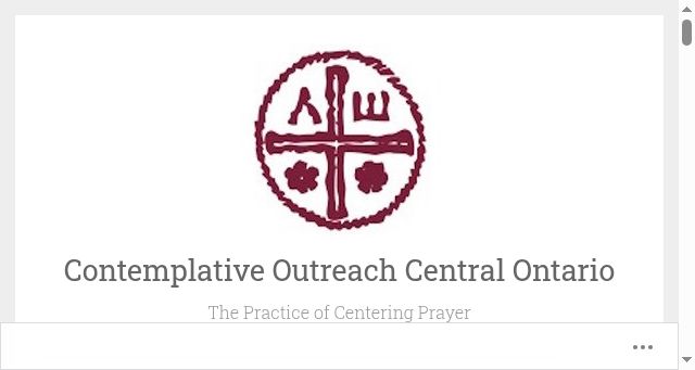 Screenshot of contemplativeoutreachco.org