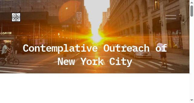 Screenshot of contemplativeoutreachnyc.org