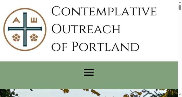 Screenshot of contemplativeoutreachportland.com
