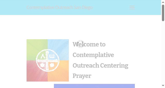 Screenshot of contemplativeoutreachsd.org