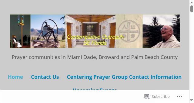 Screenshot of contemplativeoutreachseflorida.org