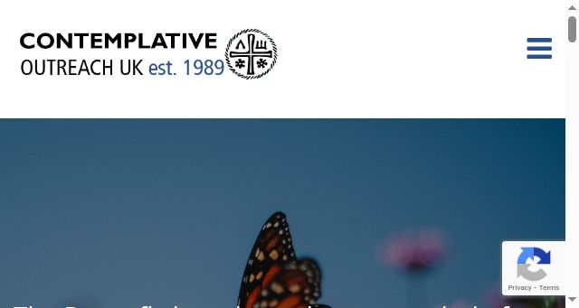 Screenshot of contemplativeoutreachuk.com