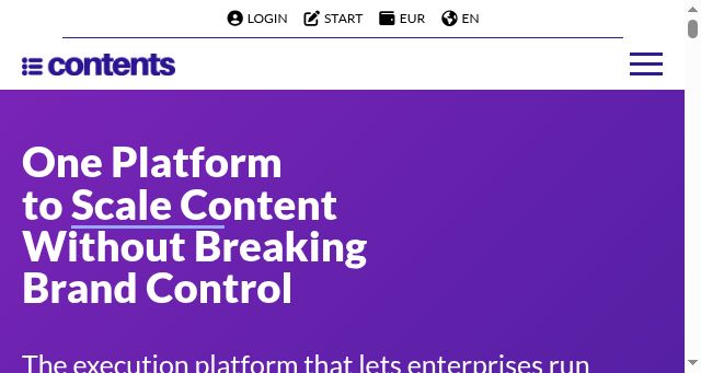 Screenshot of contents.com