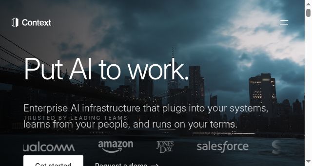 Screenshot of context.ai