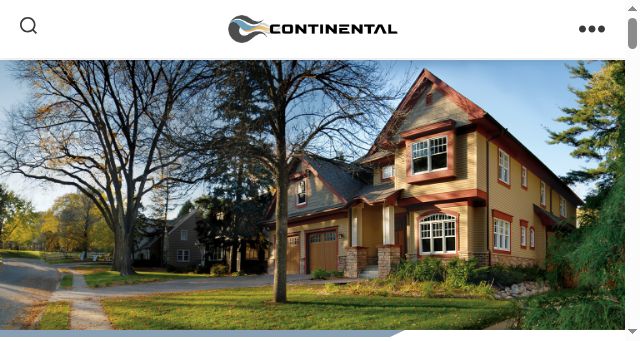 Screenshot of continentalcomfort.com