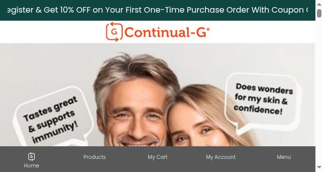 Screenshot of continualg.com